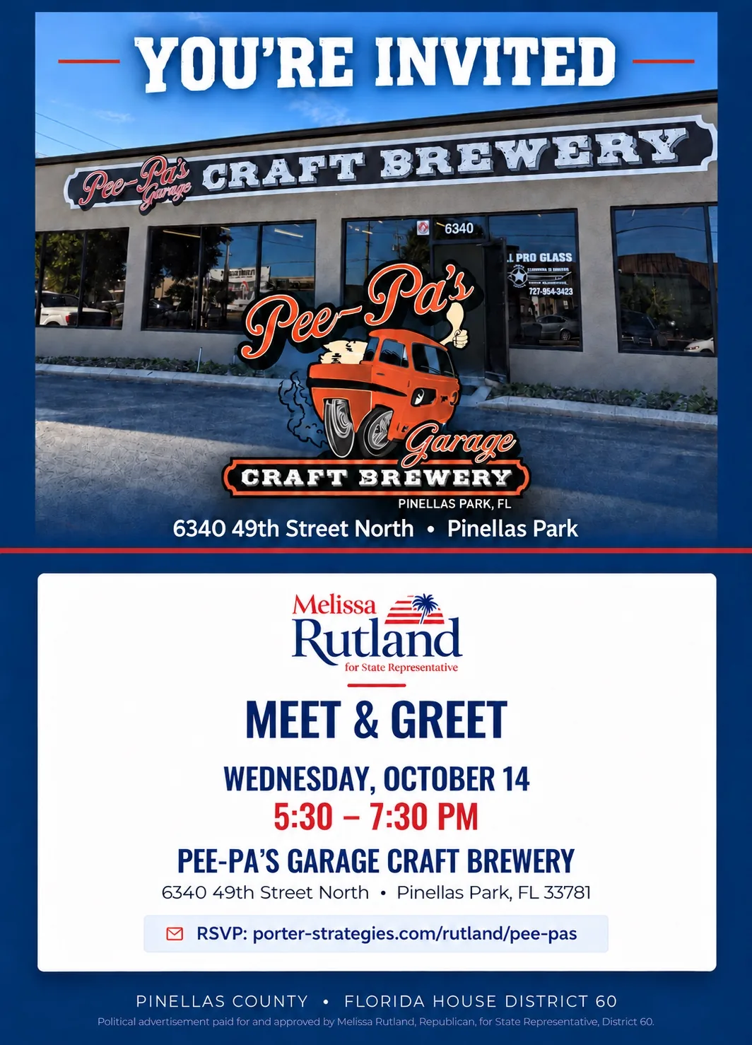 Meet & Greet with Melissa Rutland invitation